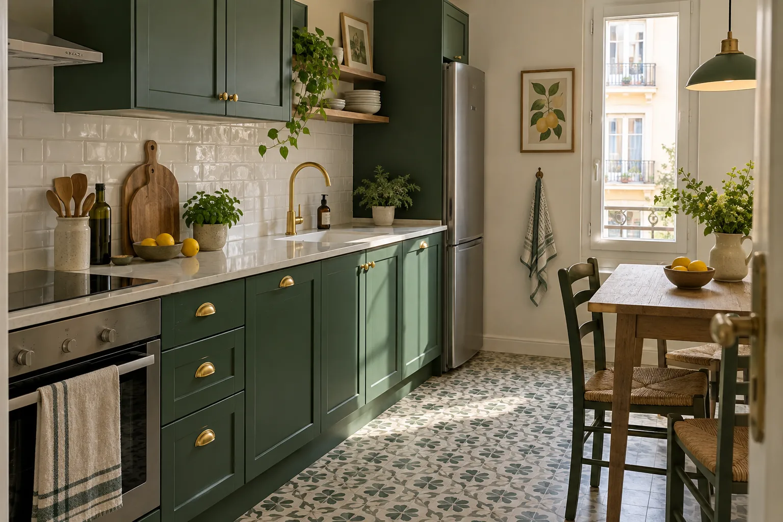 Imagen de una cocina puesta a punto