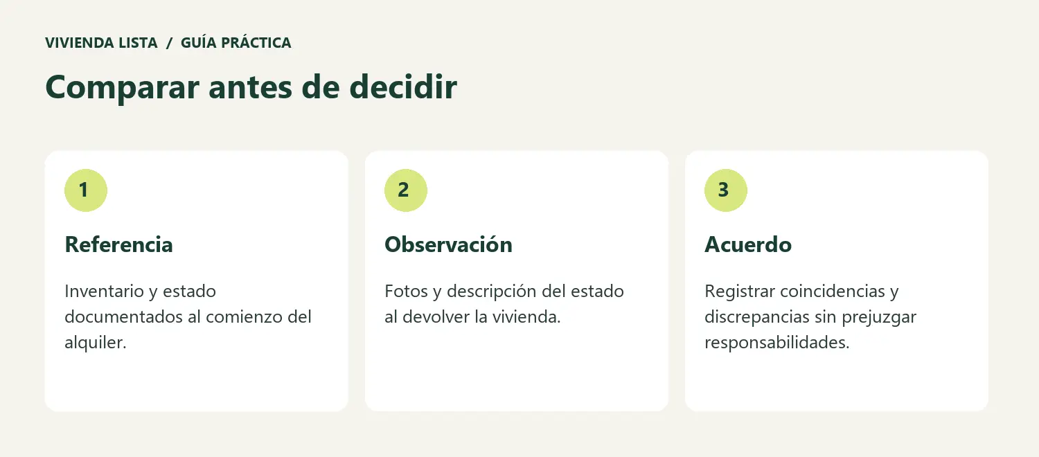 Comparar antes de decidir